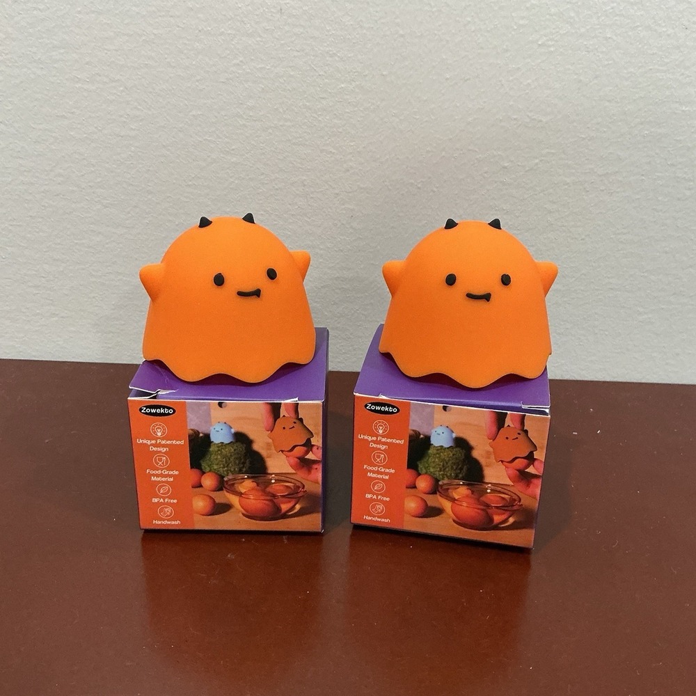Silicone Egg Brush Cleaner Egg Washer for Fresh Eggs Halloween Scrubber Lot Of 2
